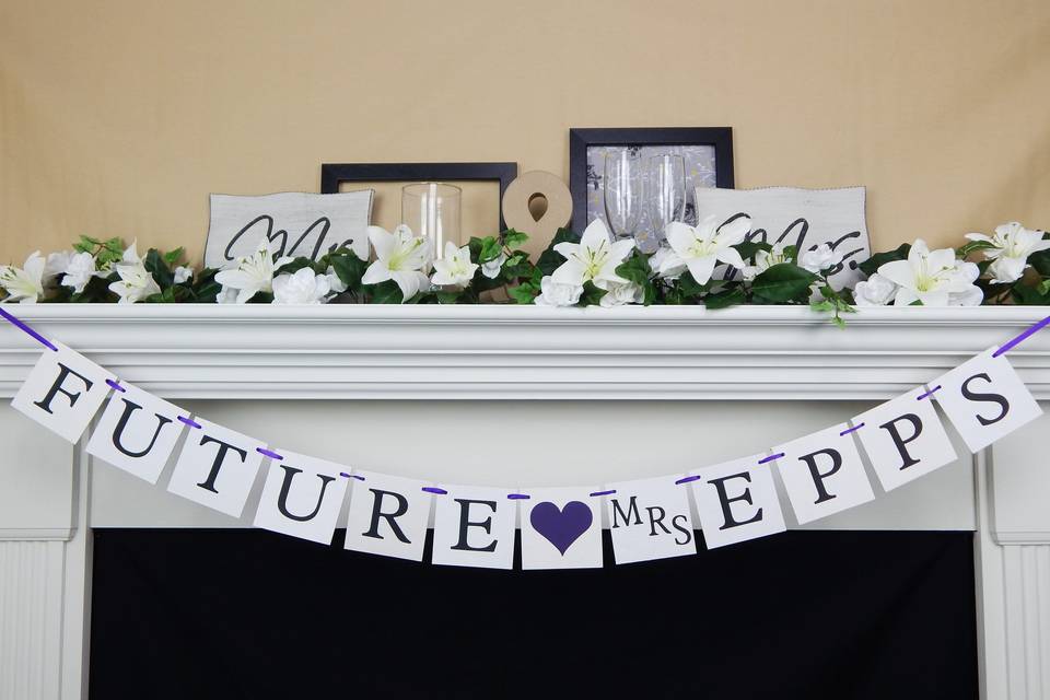 Personalized future mrs banner