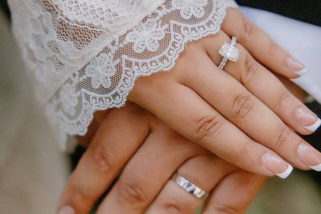Couple hands