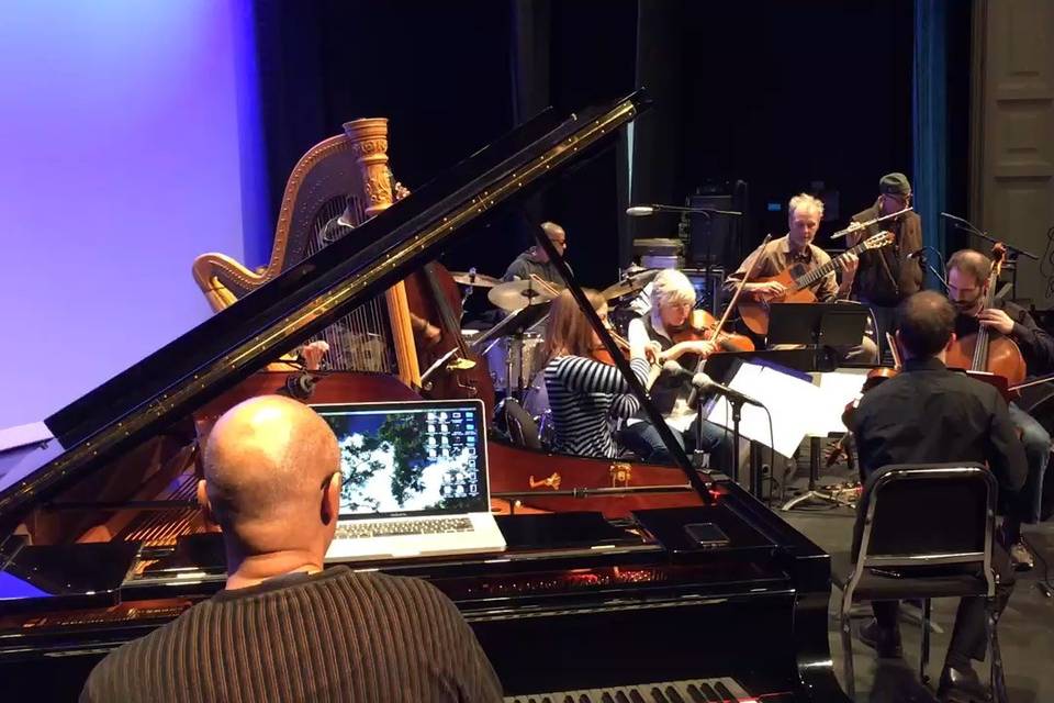 With Billy Childs and band