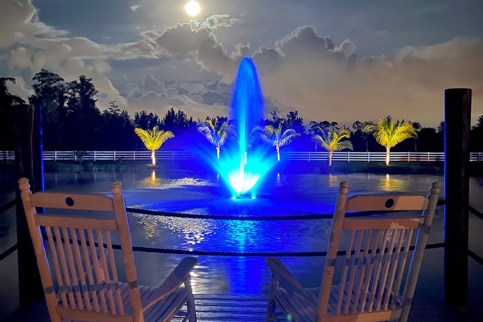 Evening Fountain