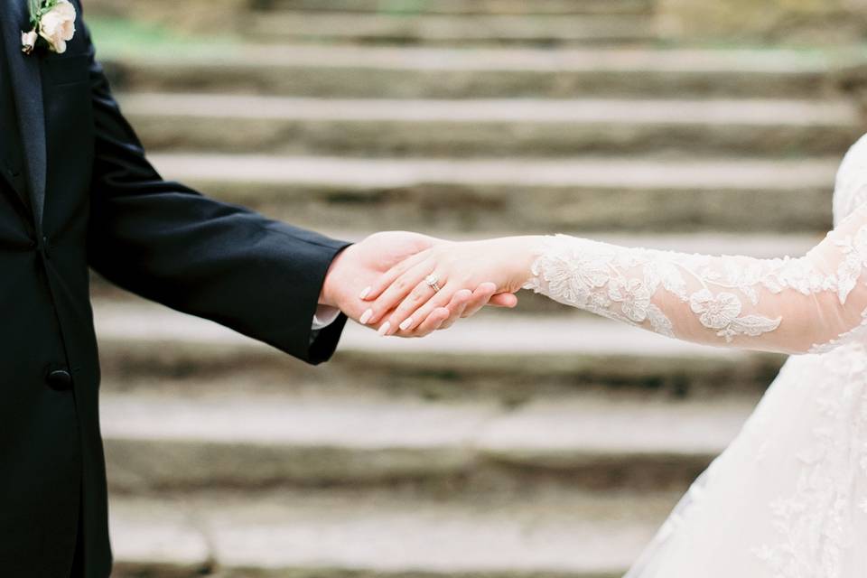 Holding hands