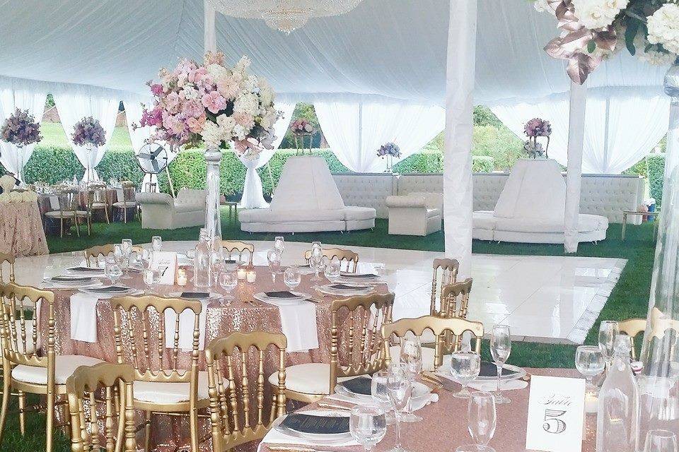 Tented Upper Garden Wedding