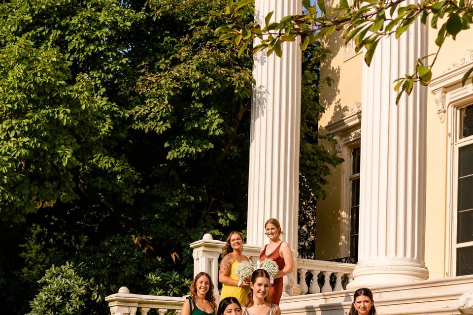 Mansion front steps