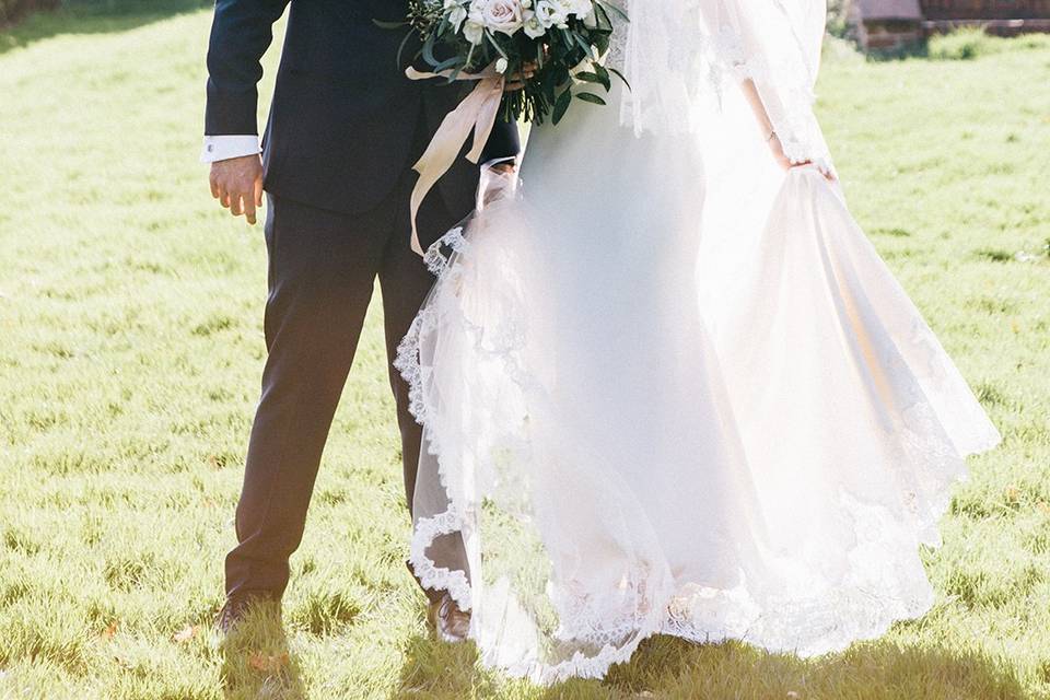 Bride and Groom Upper Gardens