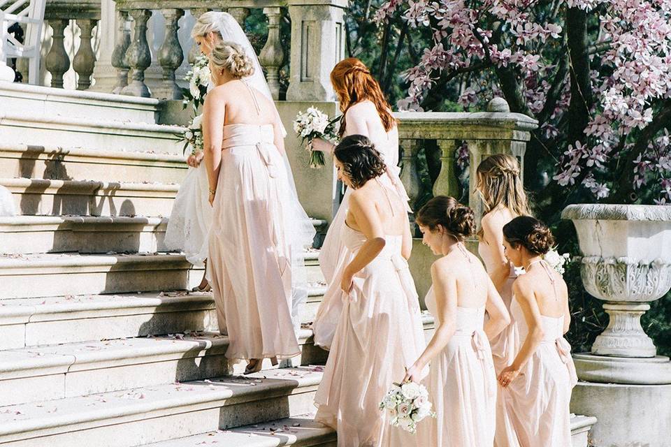 Bride and Bridesmaids Steps