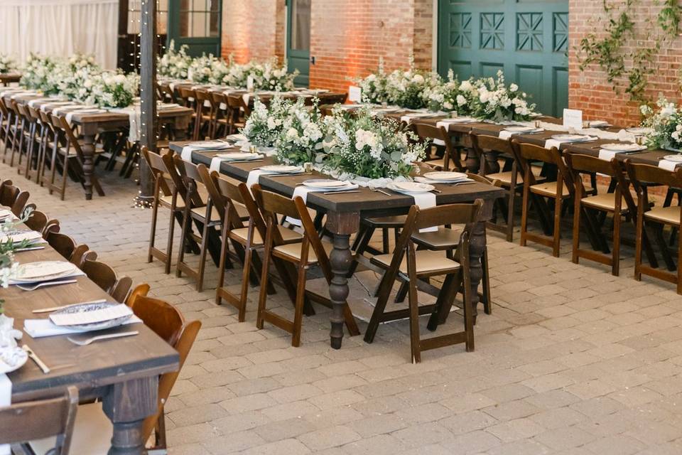 Carriage House tented patio