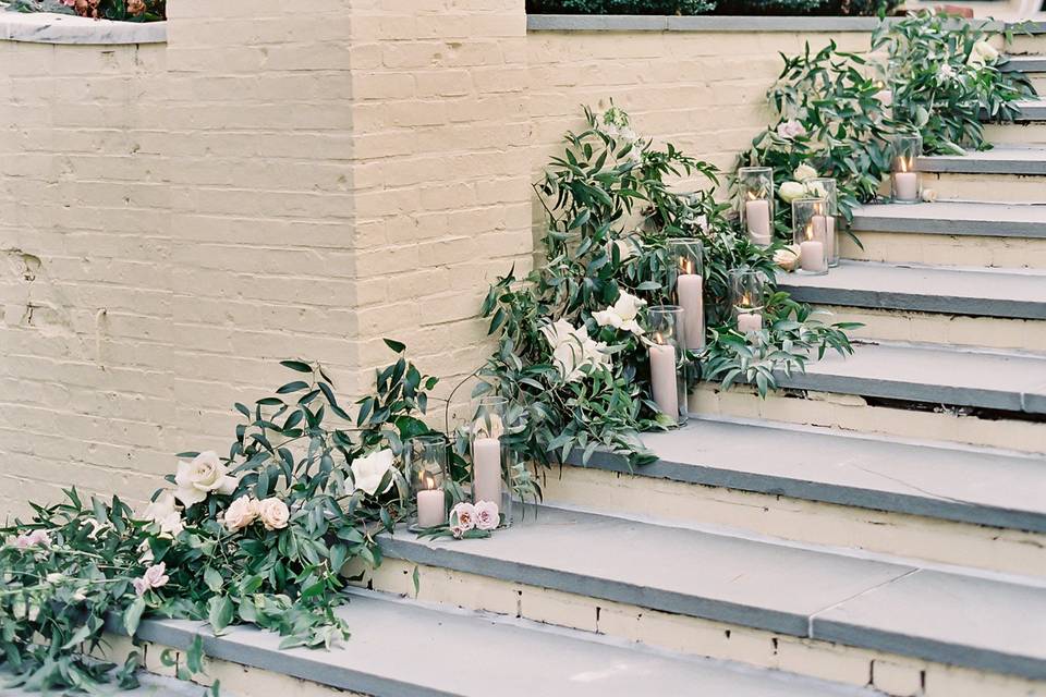 Steps to Terrace Decor