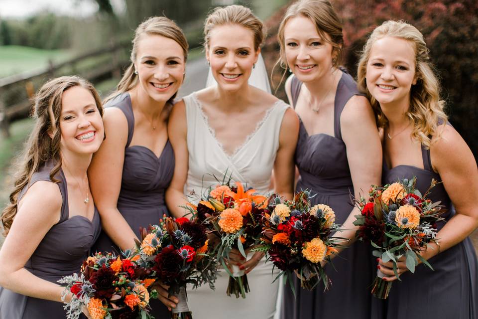 Multi-colored Bouquets