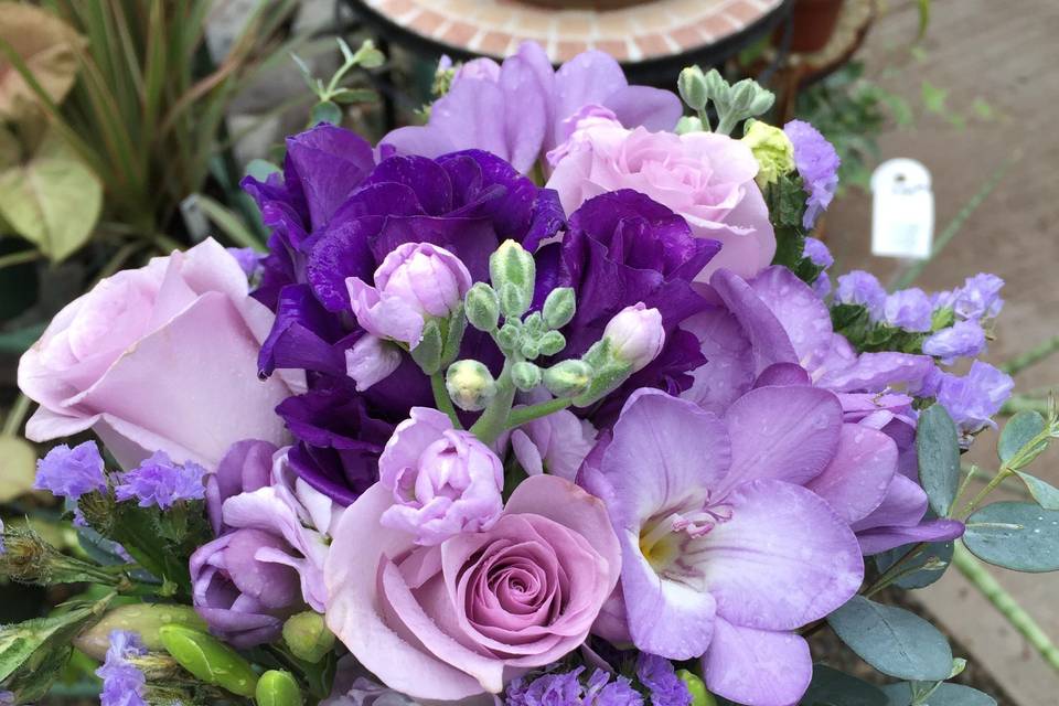 Shade of lavender bouquet