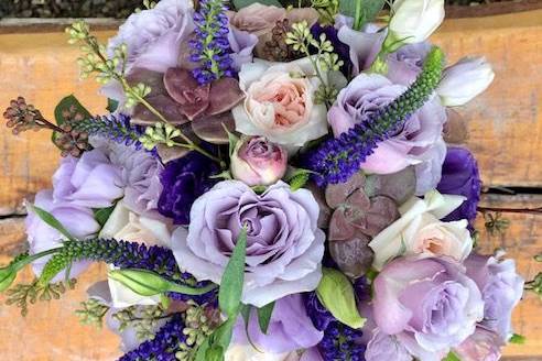 Shades of purple bouquet