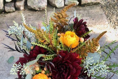 Fall wedding bouquet