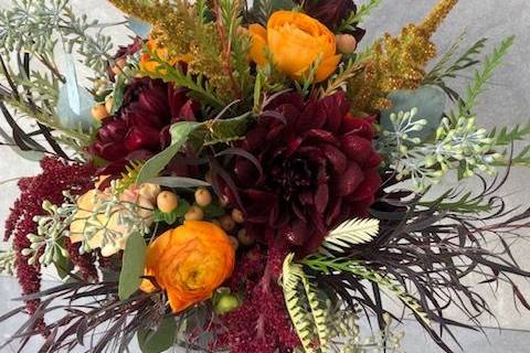 Fall wedding bouquet