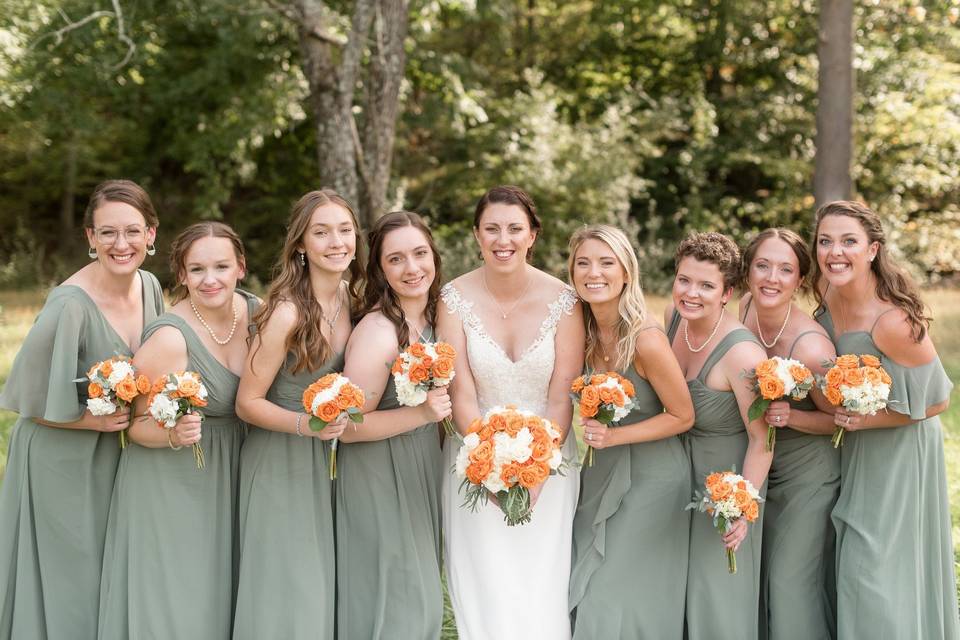 Orange Bouquets