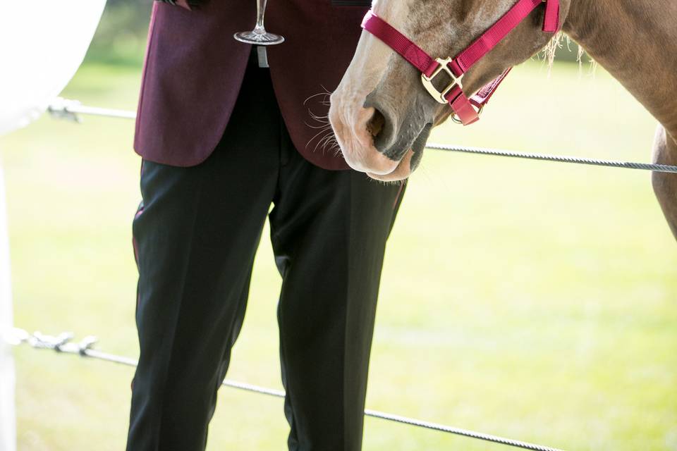 A special bridesmaid