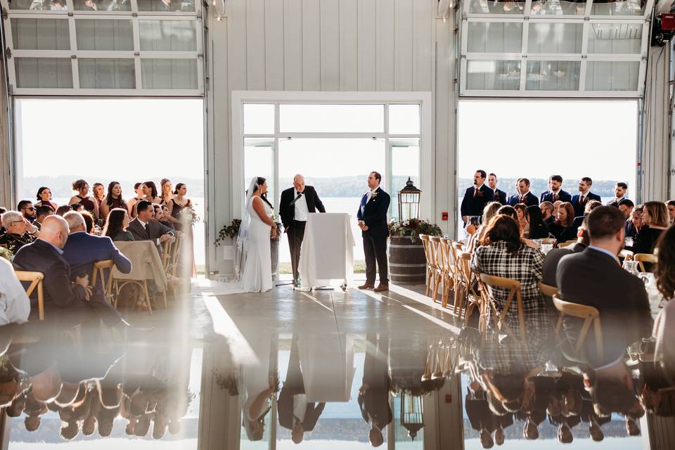 Indoor ceremony