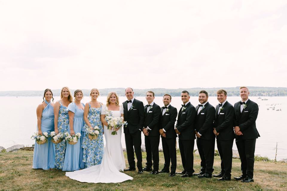 Bride and Bridesmaids