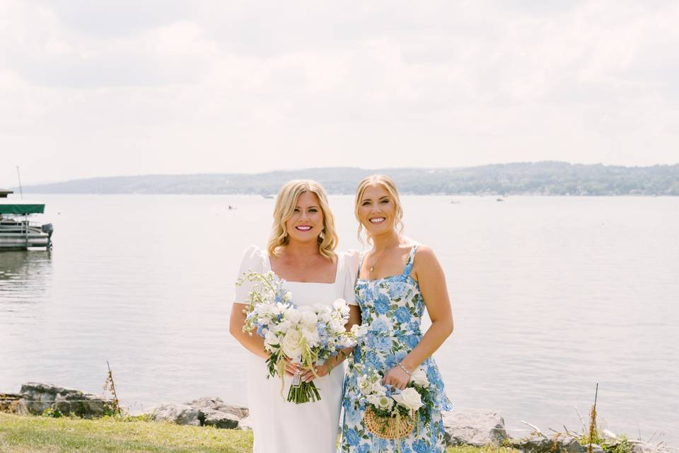 Bride and Bridesmaids