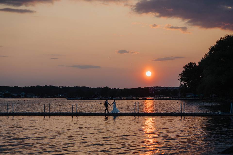 Sunset couple