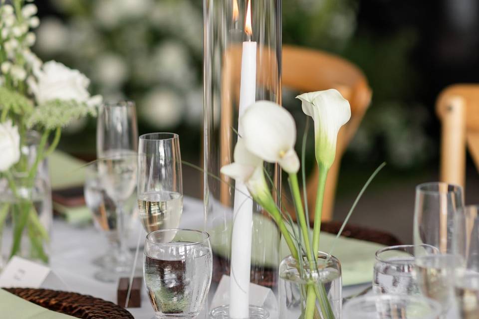 Lillies Tablescape