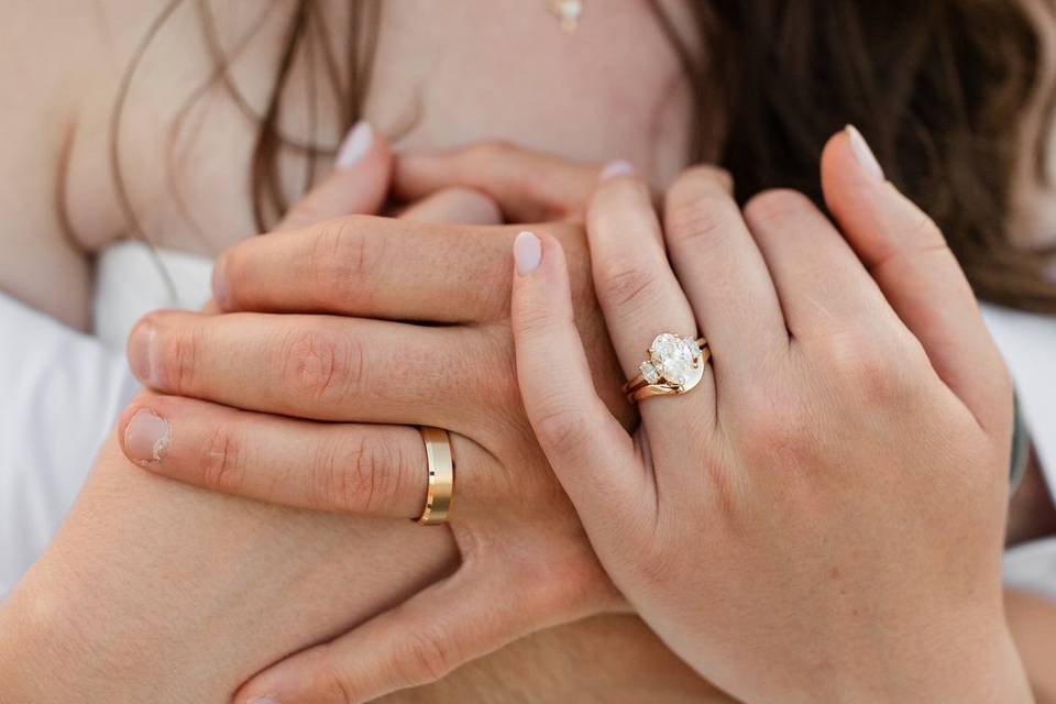 Rings Intimacy Closeup