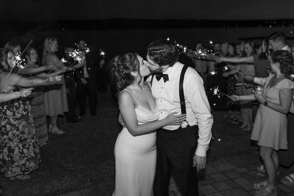 Sparkler send off
