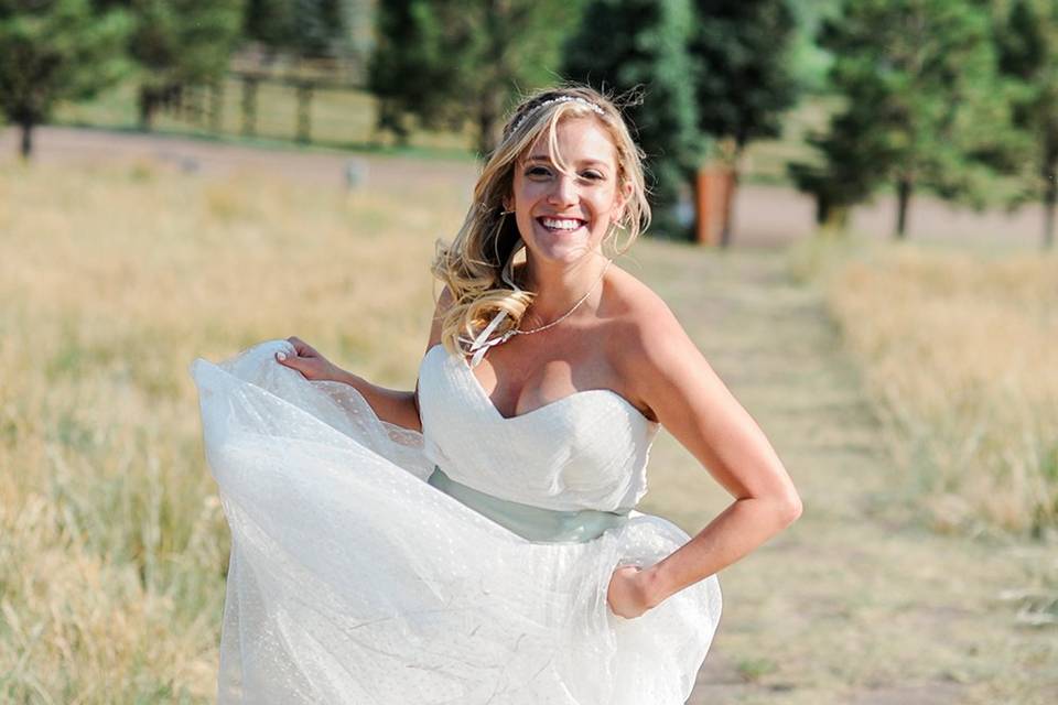 Joyful Colorado Bride