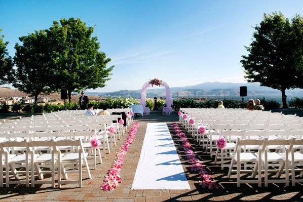 Outdoor wedding venue