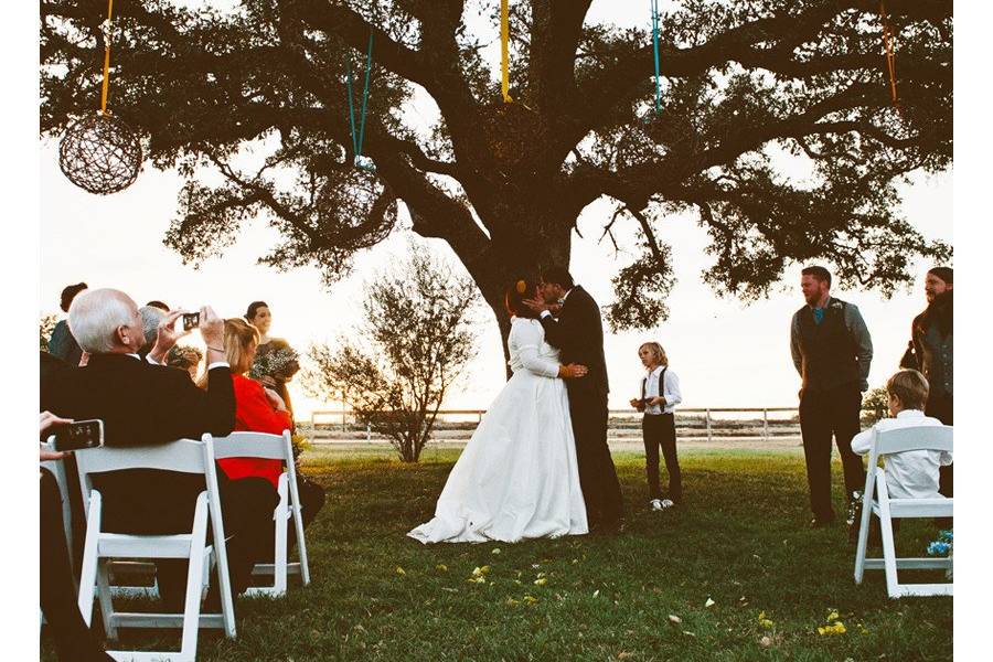 Becker Vineyards Wedding. 2013. Stonewall, TX.