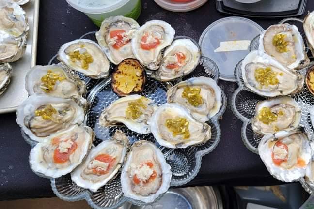 Oysters three ways