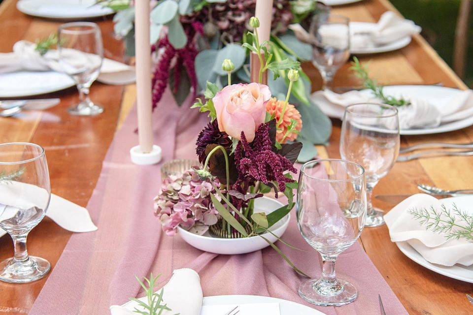 Wedding tablescape