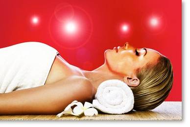 We offer LED to help with pre wedding skin treatments