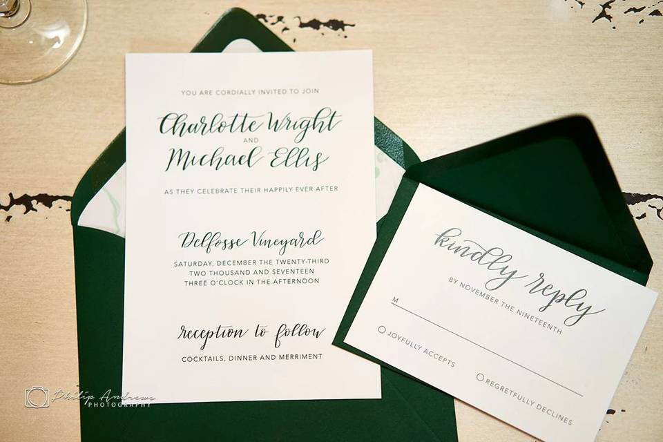 Wedding invitation