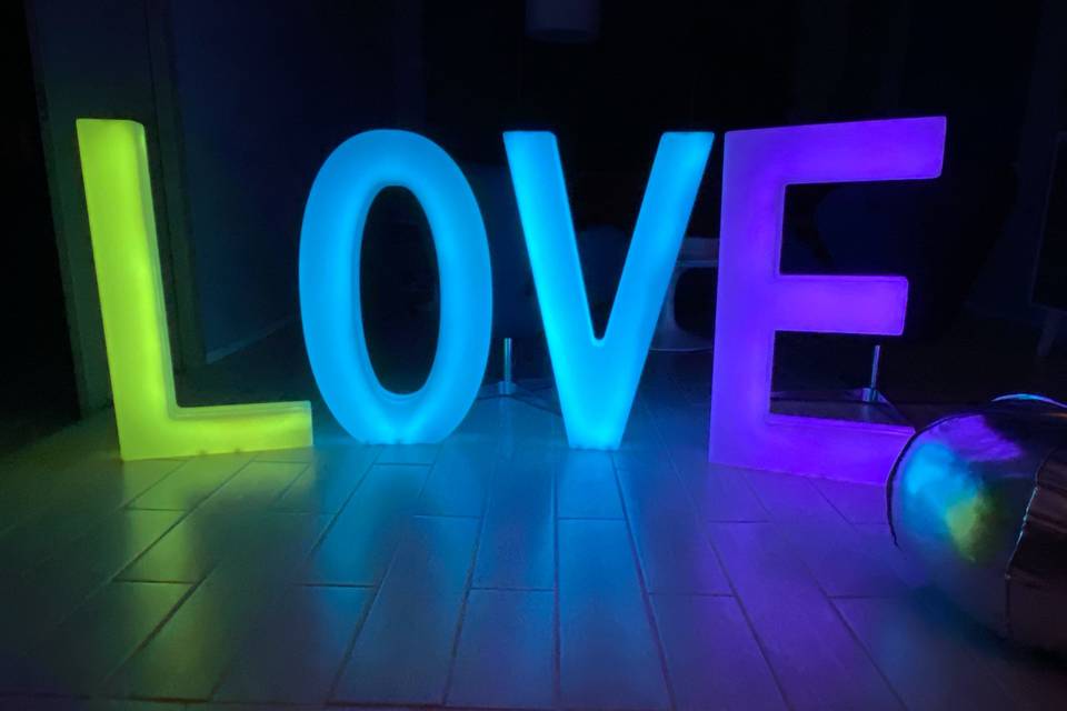 LED Letters for Events