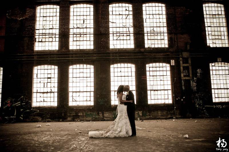 Antique backdrops and stunning lighting