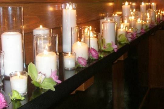 Candle light centerpiece