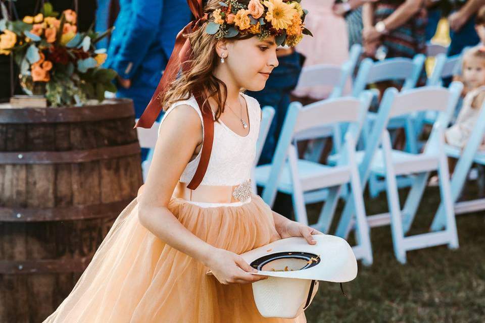 Flower Girl Flower Crown