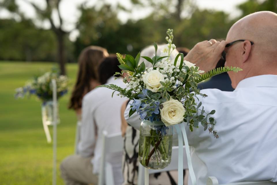 Shepherds Hook Aisle Decor