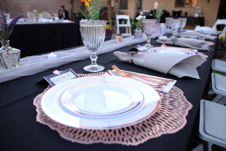 Table setup