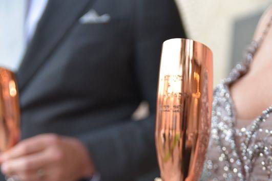 Champagne toast