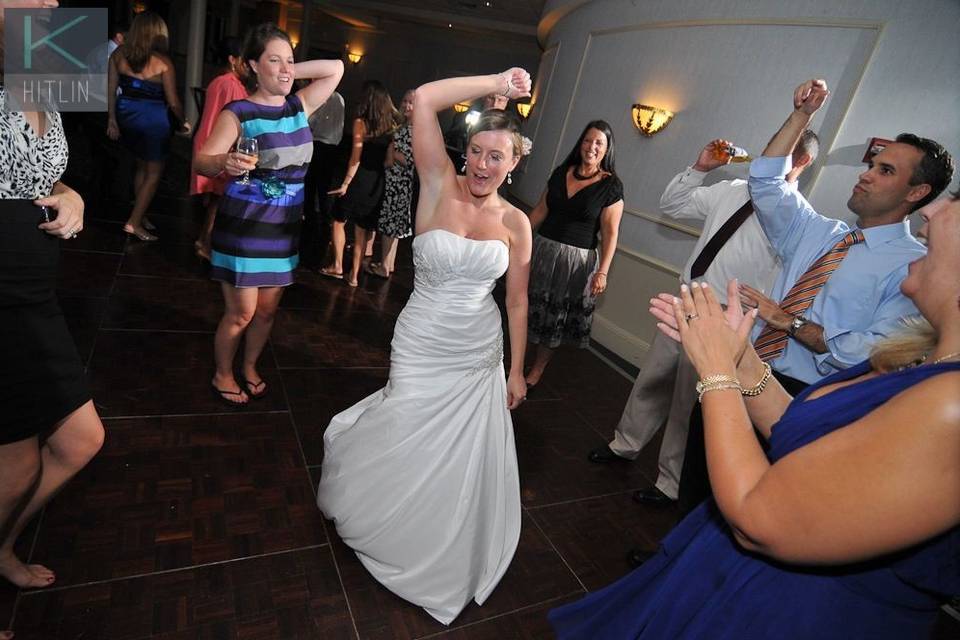 Bride's moves