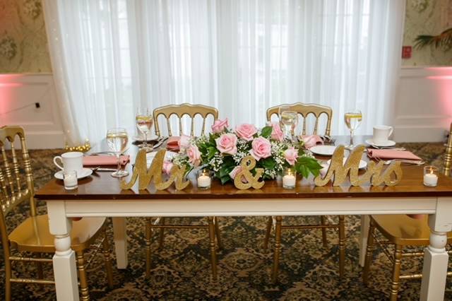 Sweetheart Table Decor