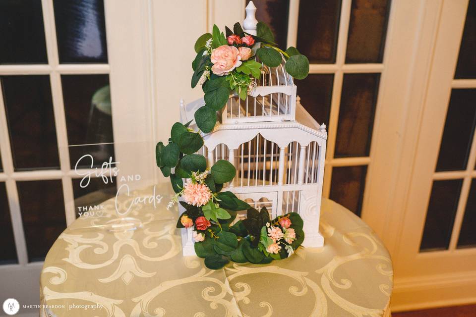 Decorated Bird Cage