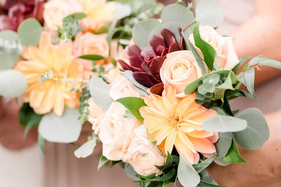 Bride's maid bouquets