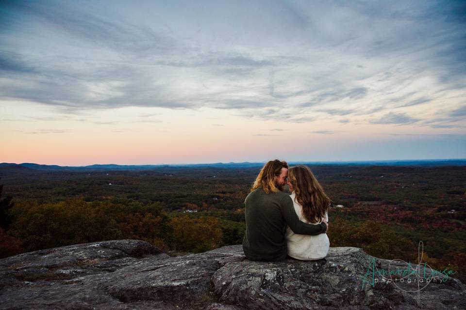 Watatic sunset engagment