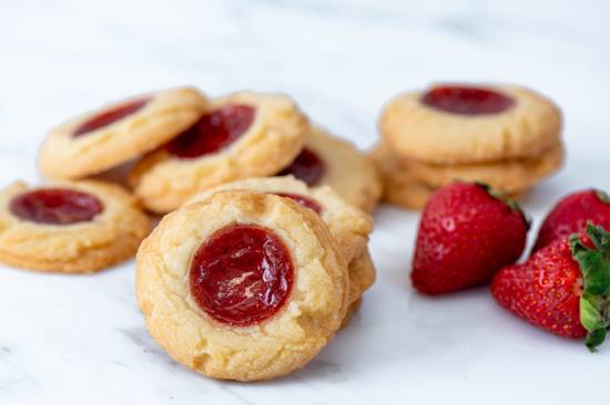 Organic Vegan Jammy Shortbread