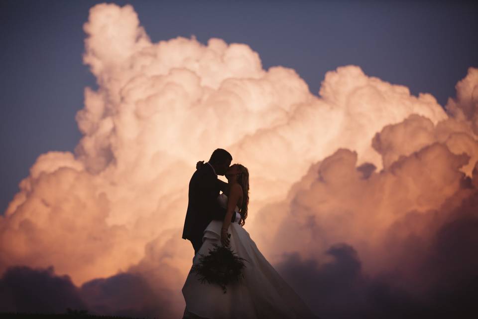 Couple in Clouds