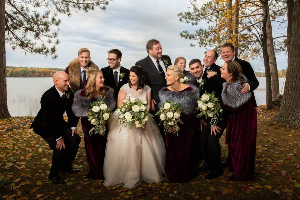 Northwoods Wedding Party