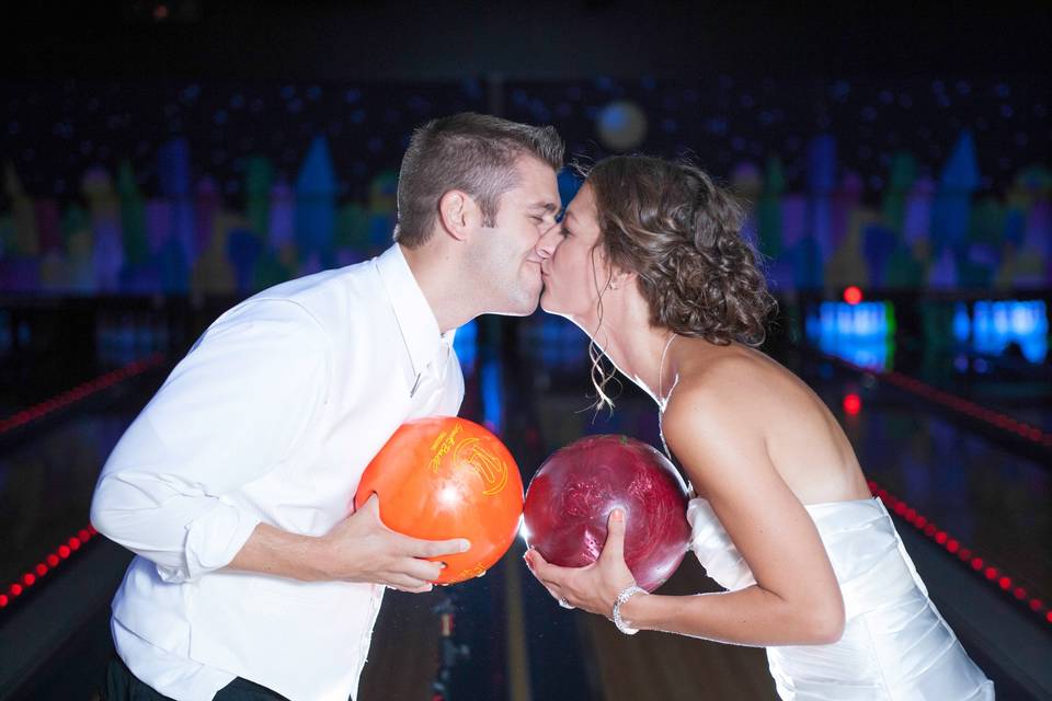 MKE Bowling Alley Wedding