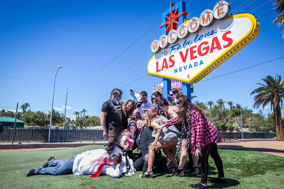 Las Vegas Zombie Wedding