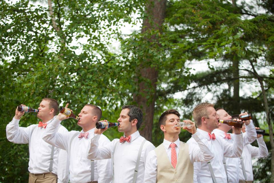 Craft Beer Wedding by Northwoods Wedding Photographer Fornear Photo